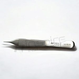 Micro Adson Forceps, 0.8mm Tip, Serrated