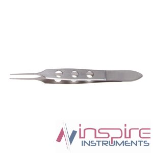 Bishop Harmon Iris Forcep 0.4mm 1×2 teeth 9cm