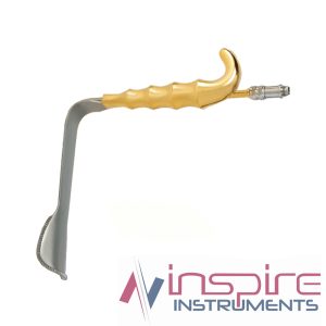 Epstein Abdominoplasty Retractor, With Fiber Optic Tube