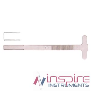 Rubin Edged Bone Chisel, 18cm, T-Shape