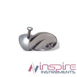 Corneal Eye Shield Small-26X18mm, Stainless Steel