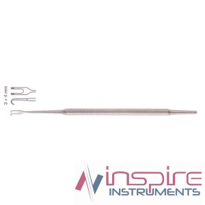 Cottle Double Hook, 15cm, Sharp, 3x4mm