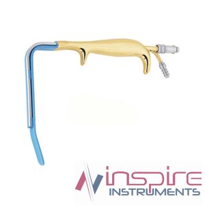 Ferriera Style Fiber Optic Retractor With Smooth End, 18.5cm INSULATED