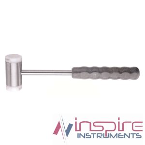 Mallet, 24 cm, Solid Steel Head, Plastic facing, 215 grams, 30 mm diameter