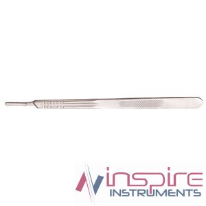 Scalpel handle, #4l long, 21cm