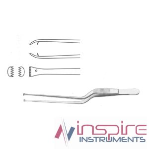 Walter Bayonet Grasping Forcep 16cm with Pin
