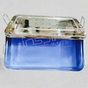 Stainless Steel Instruments Infiltration Box with Silicon Matt