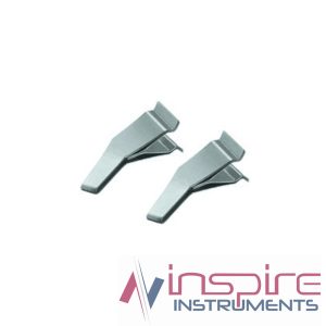 Microvascular Single Clamp Angulated, Dia 0.3mm – 1.0mm, length 8mm, For Arteries