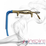 Tebbetts Fiber Optic Retractor With Teeth, 18.5cm, INSULATED