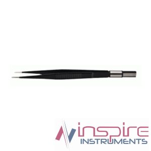 Potts-Smith Insulated Bipolar Forceps, Straight, Flat Plug