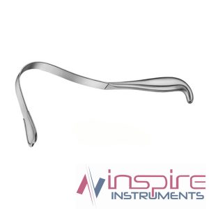 Harrington Wide Retractor With Fiber Optics Illumination, 32cm
