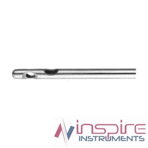 Liposuction Cannula With Two Lateral Holes And One Central Hole, Threaded Fitting