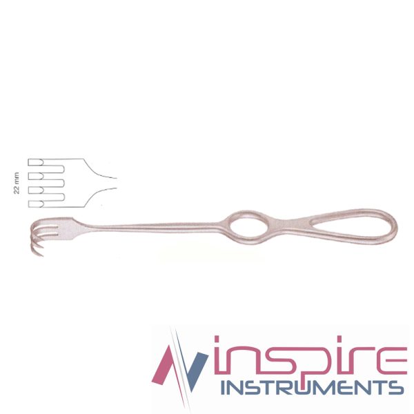 Volkmann Retractor, 22cm, Swedish Pattern