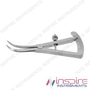 Castroviejo Caliper, 20mm Measuring Range 7cm Curved