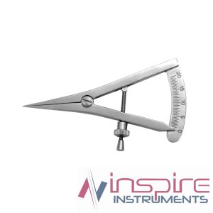 Castroviejo Caliper, 20mm Measuring Range 7cm Straight