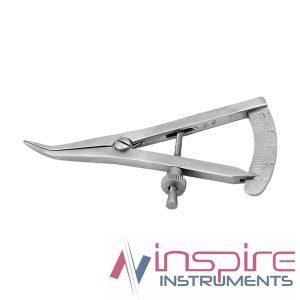 Castroviejo Caliper, 20mm Measuring Range 7cm Curved