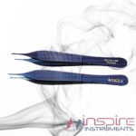 Adson Forceps, 1X2 Teeth, Titanium-BlueLine