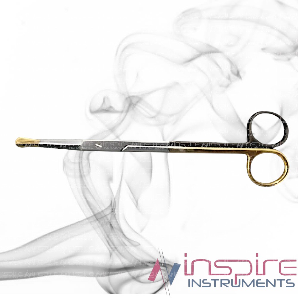Solz Gold Tip Scissor 20cm Curved Slight Bevel On Shank Solz Gold Tip Scissor 20cm Curved Slight Bevel On Shank