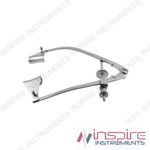 Mcpherson Lid Speculum Free Swinging Solid Blade With Suture Post