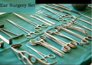 Nagata Ear Surgical Instrument Set for Otolaryngology