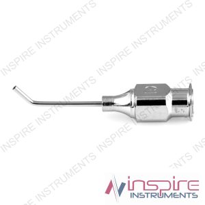 Air injection cannula, 19 gauge, 5.0mm from bend to tip