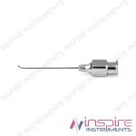 Anis cortex aspirating cannula, angled 35º, 0.3mm side port opening