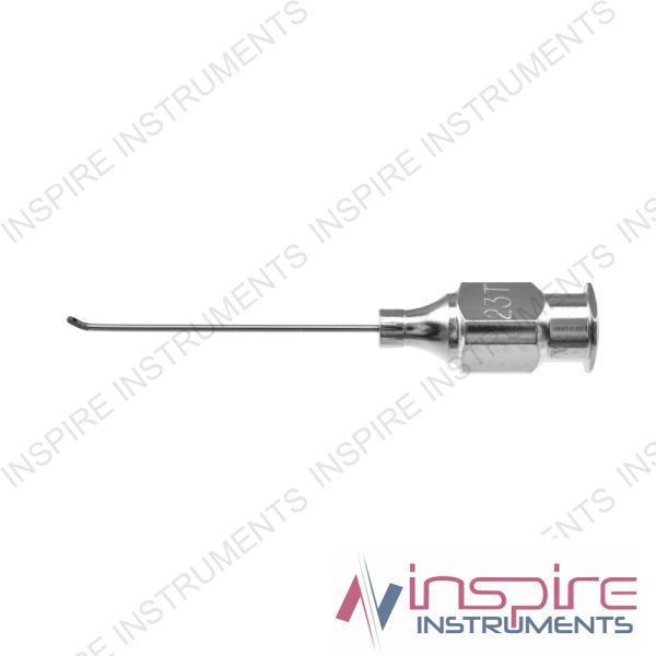 Anis cortex aspirating cannula, 23 gauge, angled 35º, 0.4mm side port opening