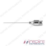 Atkinson retrobulbar needle, 25 gauge