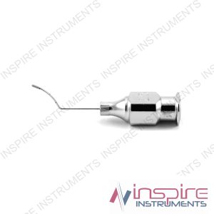 Banaji LASIK cannula, 25 gauge, Sandblasted bullet shaped tip