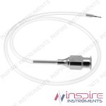 Blumenthal anterior chamber maintainer, 23 gauge, threaded tip
