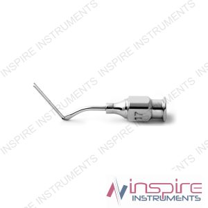 Flip and float LASIK cannula, 26 gauge