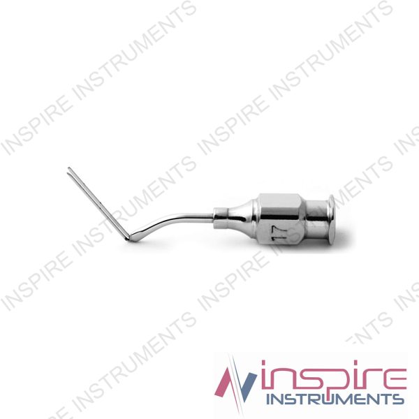 Flip and float LASIK cannula, 26 gauge